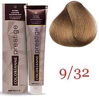 Крем краска для волос Colorianne Prestige ТОН - 9/32 Очень светлый бежевый блонд, 100мл (Brelil Professional)