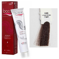 Стойкая крем-краска Baco Silk hydrolized 4.85 коричневый махагон 100мл (Kaaral)