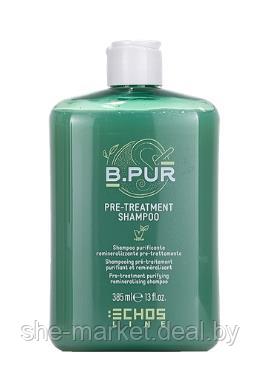 Очищающий реминерализующий шампунь для волос для предварительного ухода B.PUR, 385 мл (Echosline) - фото 1 - id-p167384044
