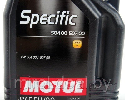 Моторное масло Motul Specific VW 504.00/507.00 5W30 / 106375 - фото 3 - id-p167389338