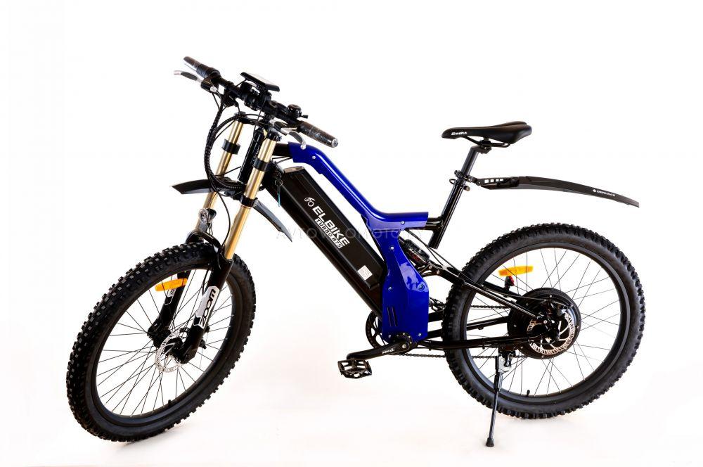 Электровелосипед Elbike TURBO R-75 Vip - синий - фото 1 - id-p167397605