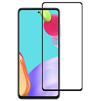 Защитное стекло Samsung A52 (5G) (Черное) с полной проклейкой EXPERTS FULL SCREEN GLASS 9D