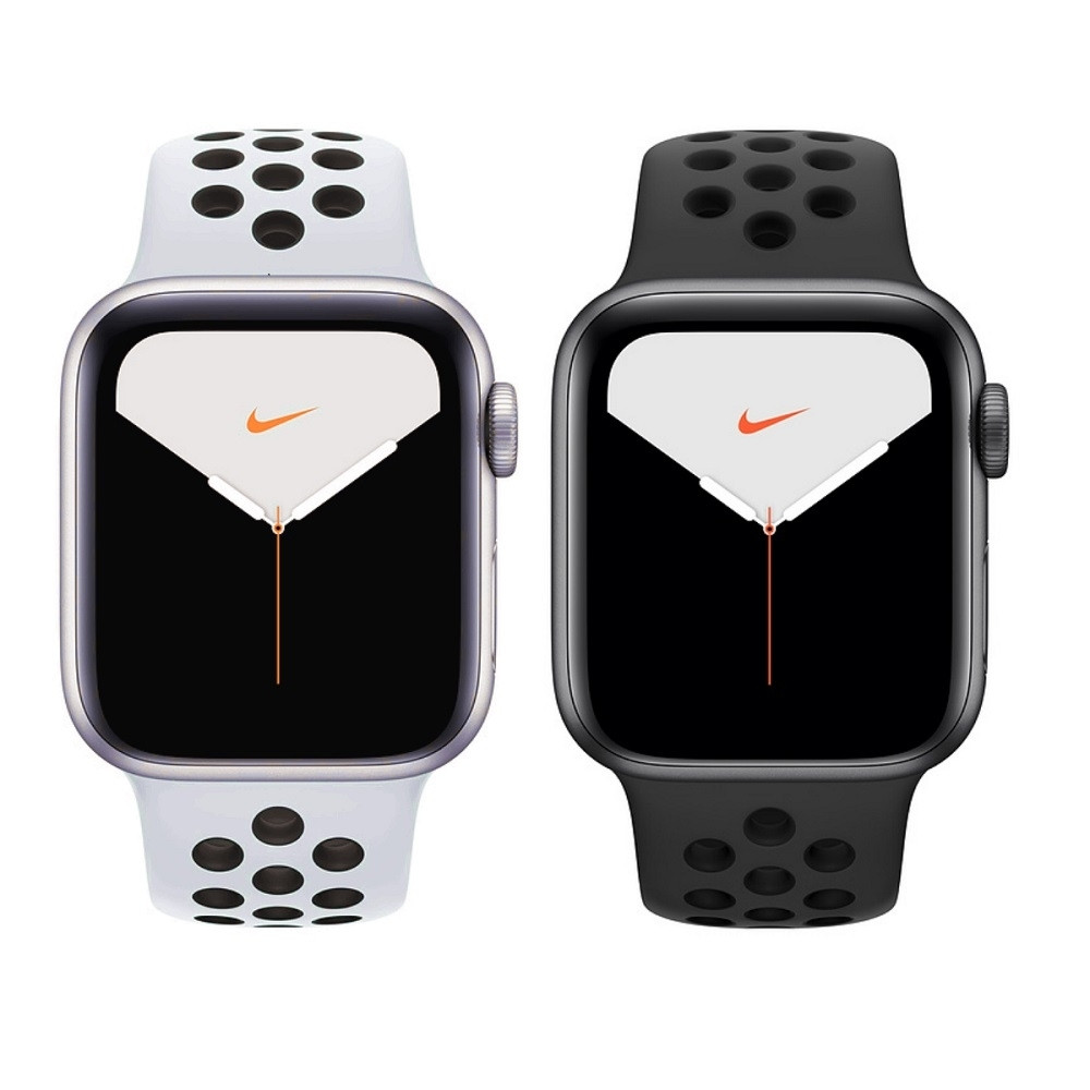 Умные часы Apple Watch Nike Series 5 44 мм (алюминий черный космос/антрацит) - фото 1 - id-p166421556