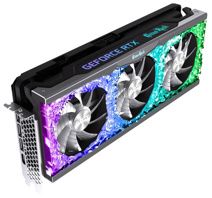 Видеокарта Palit GeForce RTX 3070 GameRock V1 8GB GDDR6 - фото 3 - id-p167421358