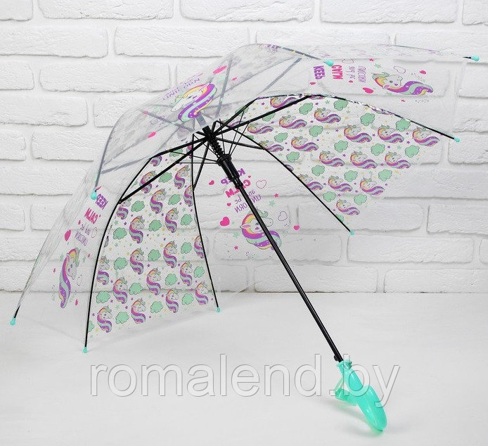 Детский зонтик Единорог в ассортименте 50 см SS301650/10137-A14 - фото 2 - id-p167421327