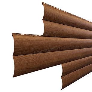 Сайдинг Woodstock Накатка покрытие Ecosteel матовый 0,5мм, фото 2