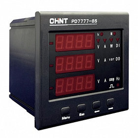 Многофунк. изм. прибор  PD7777-2S3 380V 5A 3ф 72x72 LCD дисплей RS485 (CHINT)