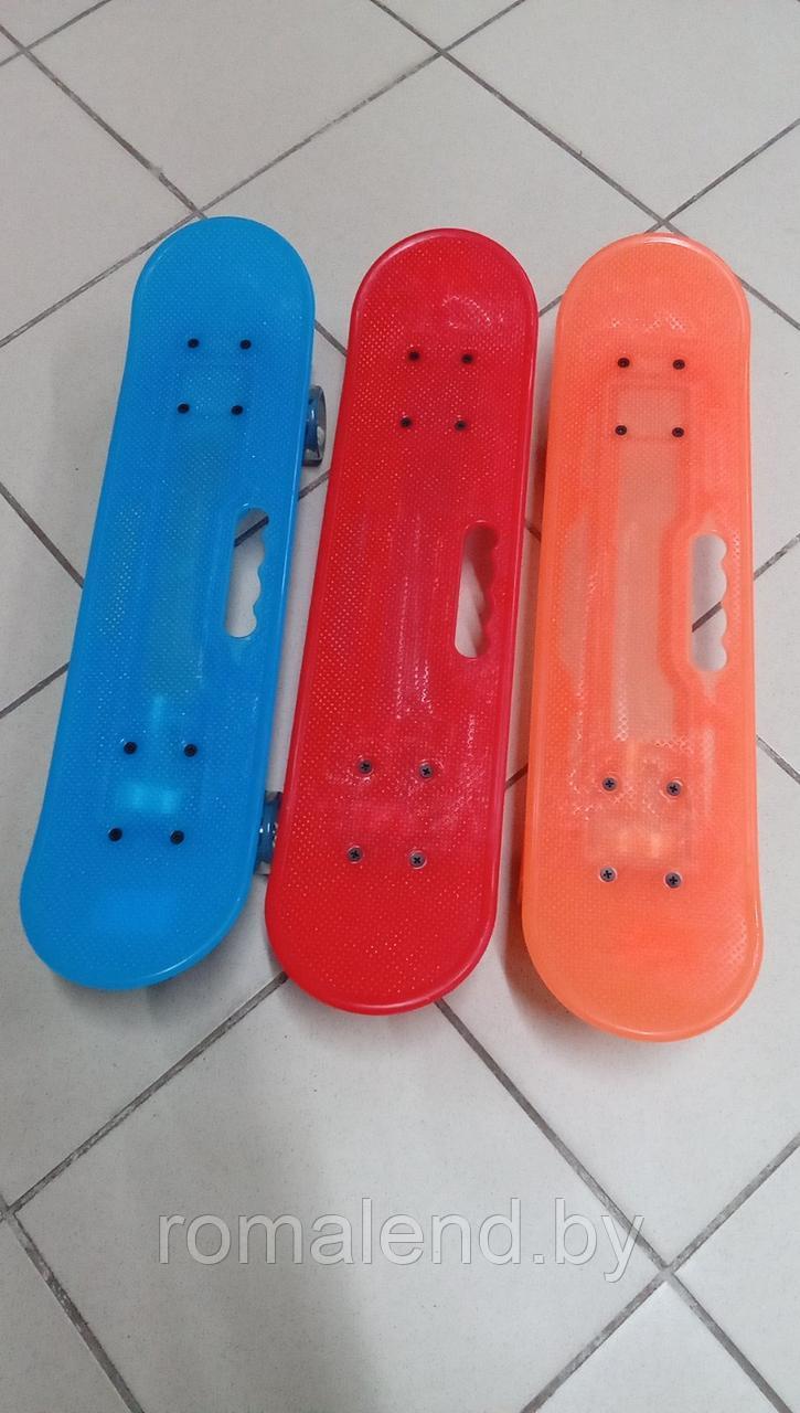 Penny board (пенни борд) со светодиодной подсветкой корпуса с USB зарядкой в комплекте SS302025/HY-16 - фото 5 - id-p167424748