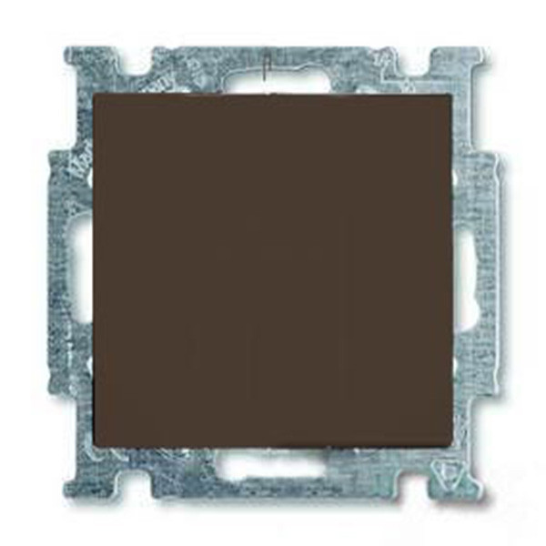 Выключатель Одноклавишный проходной, шато чёрный - фото 1 - id-p167427187