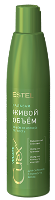Estel Бальзам для жирных волос Живой объем Volume Curex 250 мл - фото 1 - id-p167430907