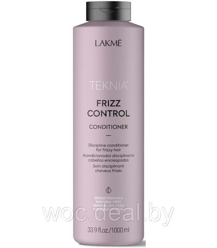 Lakme Кондиционер дисциплинирующий Frizz Control Teknia, 1000 мл - фото 1 - id-p167429871