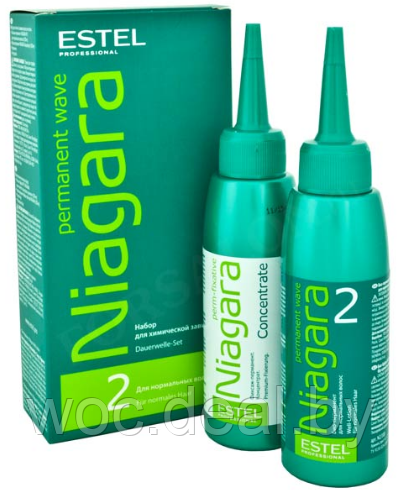 Estel Набор для химической завивки №2 для нормальных волос Niagara 100 мл + 100 мл - фото 1 - id-p167430955