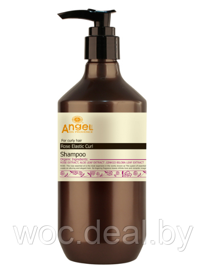 Angel Professional Шампунь для вьющихся волос с экстрактом розы Provence, 800 мл - фото 1 - id-p167432059