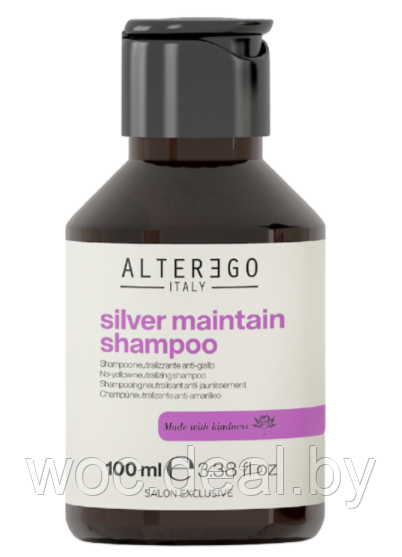 Alter Ego Шампунь для светлых волос нейтрализующий Silver Maintain, 100 мл - фото 1 - id-p167433106