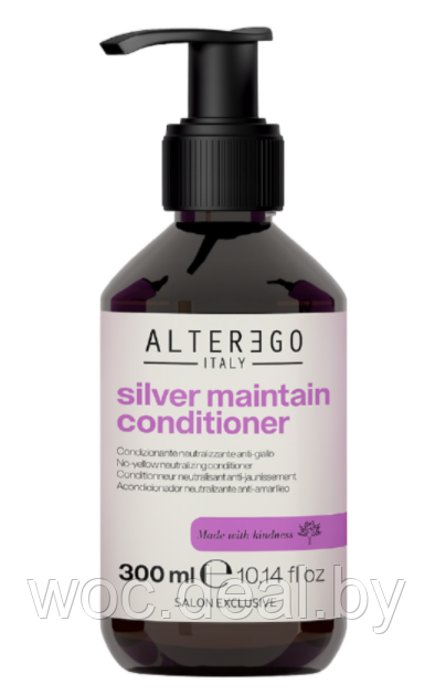 Alter Ego Кондиционер для устранения желтизны волос Silver Maintain, 300 мл - фото 1 - id-p167433110