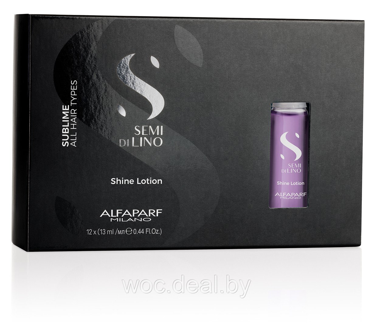 Alfaparf Milano Лосьон придающий блеск для всех типов волос SDL Sublime, 12*13 мл - фото 1 - id-p167432138