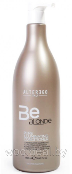 Alter Ego Безсульфатный иллюминирующий кондиционер Pure Illuminating Be Blonde, 900 мл - фото 1 - id-p167433174