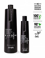 EchosLine Угольный шампунь для волос, страдающих от химических процедур и стресс-факторов Karbon 9, 1000 мл
