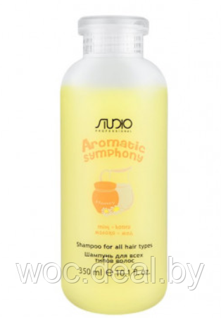 Kapous Шампунь для всех типов волос Молоко и мед Aromatic Symphony, 350 мл - фото 1 - id-p167430061