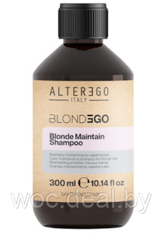 Alter Ego Шампунь для светлых волос против желтизны Blonde Maintain Blond Ego, 300 мл - фото 1 - id-p167433246