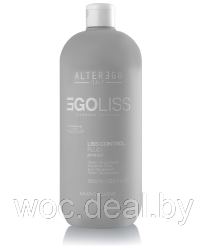 Alter Ego Дисциплинирующий флюид для волос Liss Control Fluid EgoLiss 1000 мл - фото 1 - id-p167433255