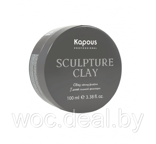 Kapous Professional Глина для укладки волос нормальной фиксации Sculpture Clay 100 мл - фото 1 - id-p167430096