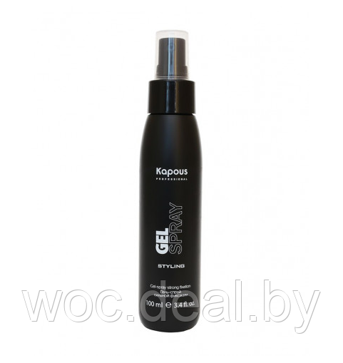 Kapous Professional Гель-спрей для волос сильной фиксации Gel-spray Strong 100 мл - фото 1 - id-p167430097