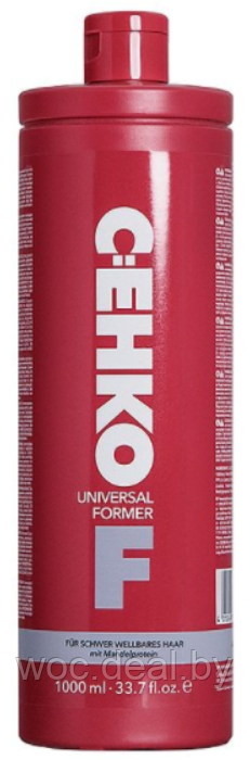C:EHKO Химический состав для волос, тяжело поддающихся завивке F Universal Former 1000 мл - фото 1 - id-p167433288