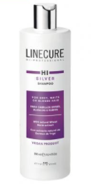 Hipertin Шампунь для седых и светлых волос Silver (Vegan) Linecure, 300 мл - фото 1 - id-p167433326