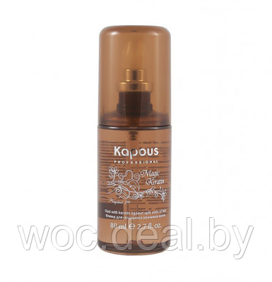 Kapous Флюид для секущихся кончиков волос с кератином Magic Keratin 80 мл - фото 1 - id-p167430159