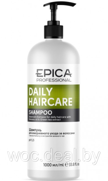 Epica Professional Шампунь для ежедневного ухода Daily Haircare, 1000 мл - фото 1 - id-p167433383