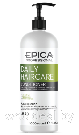 Epica Professional Кондиционер для ежедневного ухода Daily Haircare, 1000 мл - фото 1 - id-p167433385