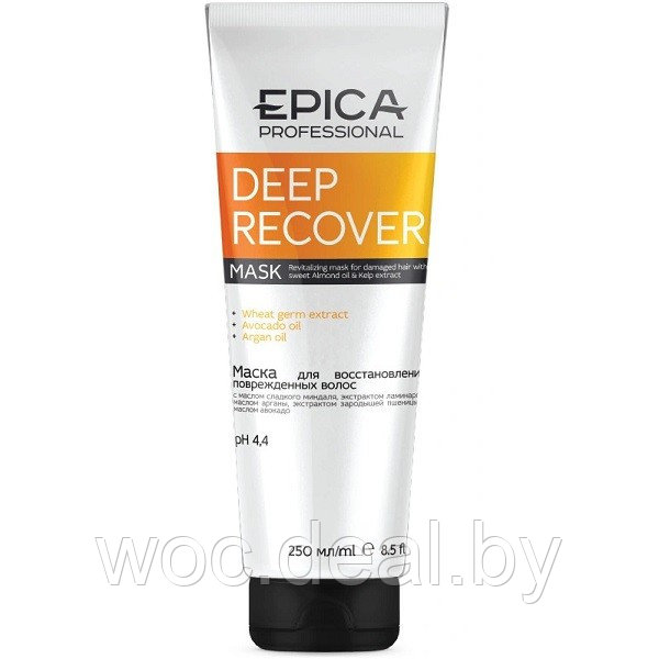 Epica Professional Маска для восстановления поврежденных волос Deep Recover, 250 мл - фото 1 - id-p167433391