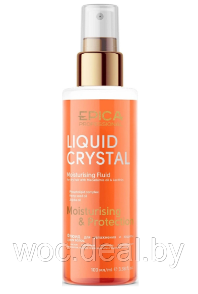 Epica Professional Флюид для увлажнения и защиты сухих волос Liquid Crystal 100 мл - фото 1 - id-p167433410