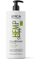 Epica Professional Кондиционер для роста волос с маслом семян конопли Hemp Therapy, 1000 мл