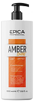 Epica Professional Кондиционер для восстановления и питания волос Amber Shine, 1000 мл