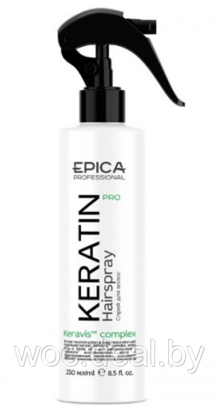 Epica Professional Спрей для реконструкции и глубокого восстановления волос Keratin Pro 250 мл - фото 1 - id-p167433437