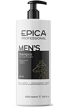 Epica Professional Мужской шампунь с маслом апельсина и экстрактом бамбука For Men, 1000 мл