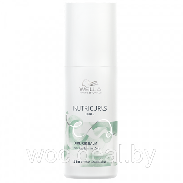 Wella Несмываемый крем-бальзам для фиксации кудрей Balm NutriCurls, 150 мл - фото 1 - id-p167428233