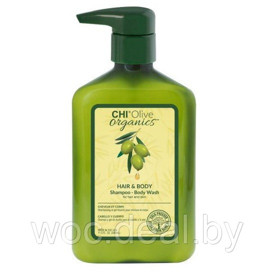 CHI Шампунь для волос и тела Olive Organics 340 мл - фото 1 - id-p167431374