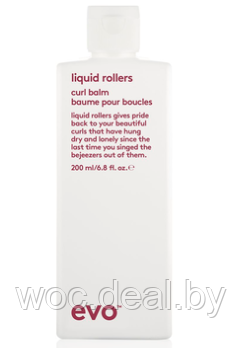 Evo Бальзам для упругих локонов увлажнение, блеск Liquid Rollers Curl Balm, 200 мл - фото 1 - id-p167433559