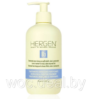Hergen Восстанавливающий несмываемый бальзам для ослабленных, окрашенных и завитых волос B3, 400 мл - фото 1 - id-p167430405
