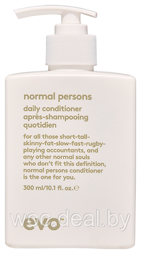 Evo Кондиционер для ежедневного ухода за волосами Normal Persons Daily Conditioner, 300 мл - фото 1 - id-p167433573