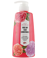 Welcos Кондиционер для поврежденных волос Around Me Rose Hip Hair Conditioner 500 мл