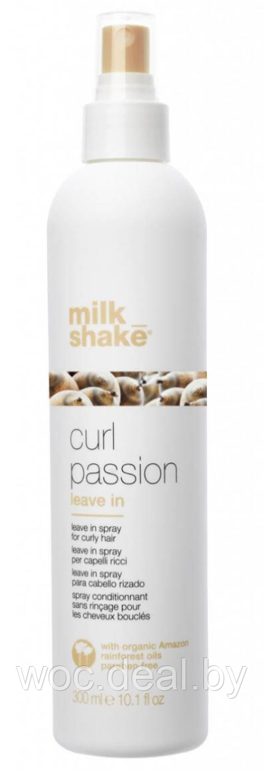 Z One Concept Milk Shake Спрей-кондиционер для вьющихся волос Curl Passion 300 мл - фото 1 - id-p167432771