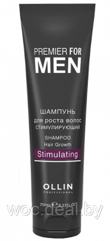 Ollin Шампунь для роста волос стимулирующий Premier For Men 250 мл - фото 1 - id-p167433802