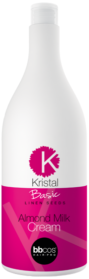 BBcos Крем с миндальным молочком для волос Kristal Basic, 1500 мл - фото 1 - id-p167431731