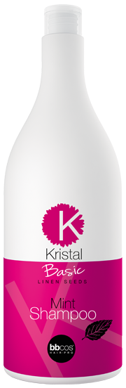 BBcos Шампунь мятный для жирных волос Kristal Basic, 1500 мл - фото 1 - id-p167431735