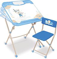Комплект детской мебели Ника 3в1: стол + парта + мольберт «Нашидетки» с 3 до 7 лет (арт.КНД5) С охотником