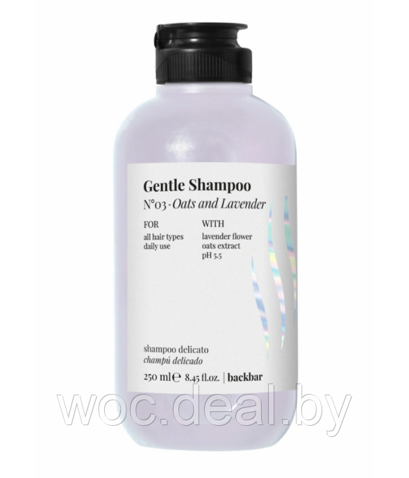 FarmaVita Шампунь для ежедневного применения Gentle Shampoo #03 Backbar, 250 мл - фото 1 - id-p167432848